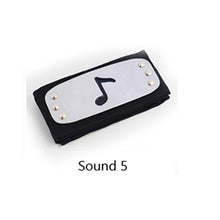 Load image into Gallery viewer, Naruto Headband Anime Cosplay PU Cool Headwear Pain Gaara Orochimaru Itachi Uchiha Sasuke Kakashi forehead protective Adult Toys