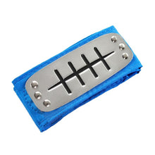 Load image into Gallery viewer, Naruto Headband Anime Cosplay PU Cool Headwear Pain Gaara Orochimaru Itachi Uchiha Sasuke Kakashi forehead protective Adult Toys