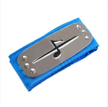 Load image into Gallery viewer, Naruto Headband Anime Cosplay PU Cool Headwear Pain Gaara Orochimaru Itachi Uchiha Sasuke Kakashi forehead protective Adult Toys