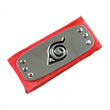 Load image into Gallery viewer, Naruto Headband Anime Cosplay PU Cool Headwear Pain Gaara Orochimaru Itachi Uchiha Sasuke Kakashi forehead protective Adult Toys