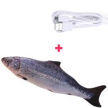 画像をギャラリービューアに読み込む, 30CM Electronic Pet Cat Toy Electric USB Charging Simulation Fish Toys for Dog Cat Chewing Playing Biting Supplies Dropshiping