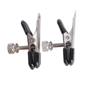 1 Pair Metal Bell Nipple Clamps With Chain Clips Flirting Teasing Sex Flirt Bondage Kit Slave Bdsm Exotic Accessories