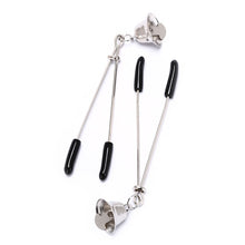画像をギャラリービューアに読み込む, 1 Pair Metal Bell Nipple Clamps With Chain Clips Flirting Teasing Sex Flirt Bondage Kit Slave Bdsm Exotic Accessories
