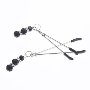 1 Pair Metal Bell Nipple Clamps With Chain Clips Flirting Teasing Sex Flirt Bondage Kit Slave Bdsm Exotic Accessories