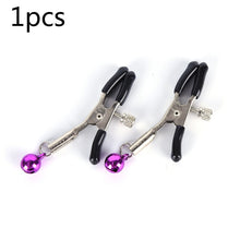 画像をギャラリービューアに読み込む, 1 Pair Metal Bell Nipple Clamps With Chain Clips Flirting Teasing Sex Flirt Bondage Kit Slave Bdsm Exotic Accessories