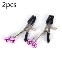 画像をギャラリービューアに読み込む, 1 Pair Metal Bell Nipple Clamps With Chain Clips Flirting Teasing Sex Flirt Bondage Kit Slave Bdsm Exotic Accessories