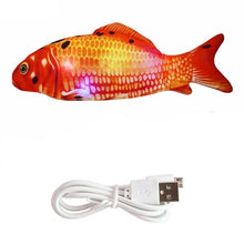 画像をギャラリービューアに読み込む, 30CM Electronic Pet Cat Toy Electric USB Charging Simulation Fish Toys for Dog Cat Chewing Playing Biting Supplies Dropshiping