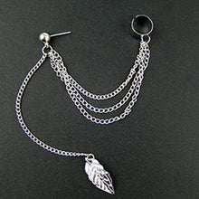 画像をギャラリービューアに読み込む, 1pcs Earrings Jewelry Fashion Personality Metal Ear Clip Leaf Tassel Earrings For Women Gift Pendientes Ear Cuff Caught In Cuffs
