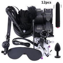 画像をギャラリービューアに読み込む, Erotic Sex Toys For Adult Game Leather Erotic BDSM Sex Kits Bondage Handcuffs Sex Game Whip Gag Nipple Clamps  SM Bdsm Toys