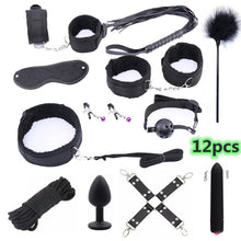 画像をギャラリービューアに読み込む, Erotic Sex Toys For Adult Game Leather Erotic BDSM Sex Kits Bondage Handcuffs Sex Game Whip Gag Nipple Clamps  SM Bdsm Toys