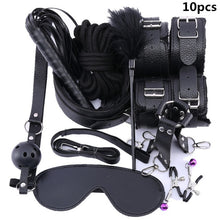 画像をギャラリービューアに読み込む, Erotic Sex Toys For Adult Game Leather Erotic BDSM Sex Kits Bondage Handcuffs Sex Game Whip Gag Nipple Clamps  SM Bdsm Toys