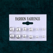 画像をギャラリービューアに読み込む, EN 12 Pairs Flower Women&#39;S Earrings Set Pearl Crystal Stud Earrings Boho Geometric Tassel Earrings For Women 2020 Jewelry Gift