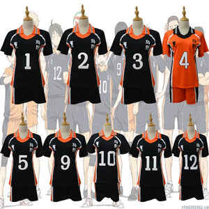9 Styles Haikyuu Cosplay Costume Karasuno High School Volleyball Club Hinata Shyouyou Sportswear Jerseys Uniform