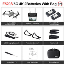 Load image into Gallery viewer, Eachine E520S RC Quadcopter Drone Helicopter with 4K Profesional HD Camera 5G WIFI FPV Racing GPS Wide Angle Foldable Toys RTF