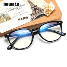画像をギャラリービューアに読み込む, Imwete Anti Blue Light Computer Glasses Frame Men Women Transparent Gaming Glasses Frames Protection Eye Retro Spectacles Frames